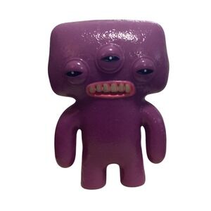 Fuggler Purple 3-Eyed Monster 2.5 Inch Vinyl Figure Funny Ugly Monster Toy